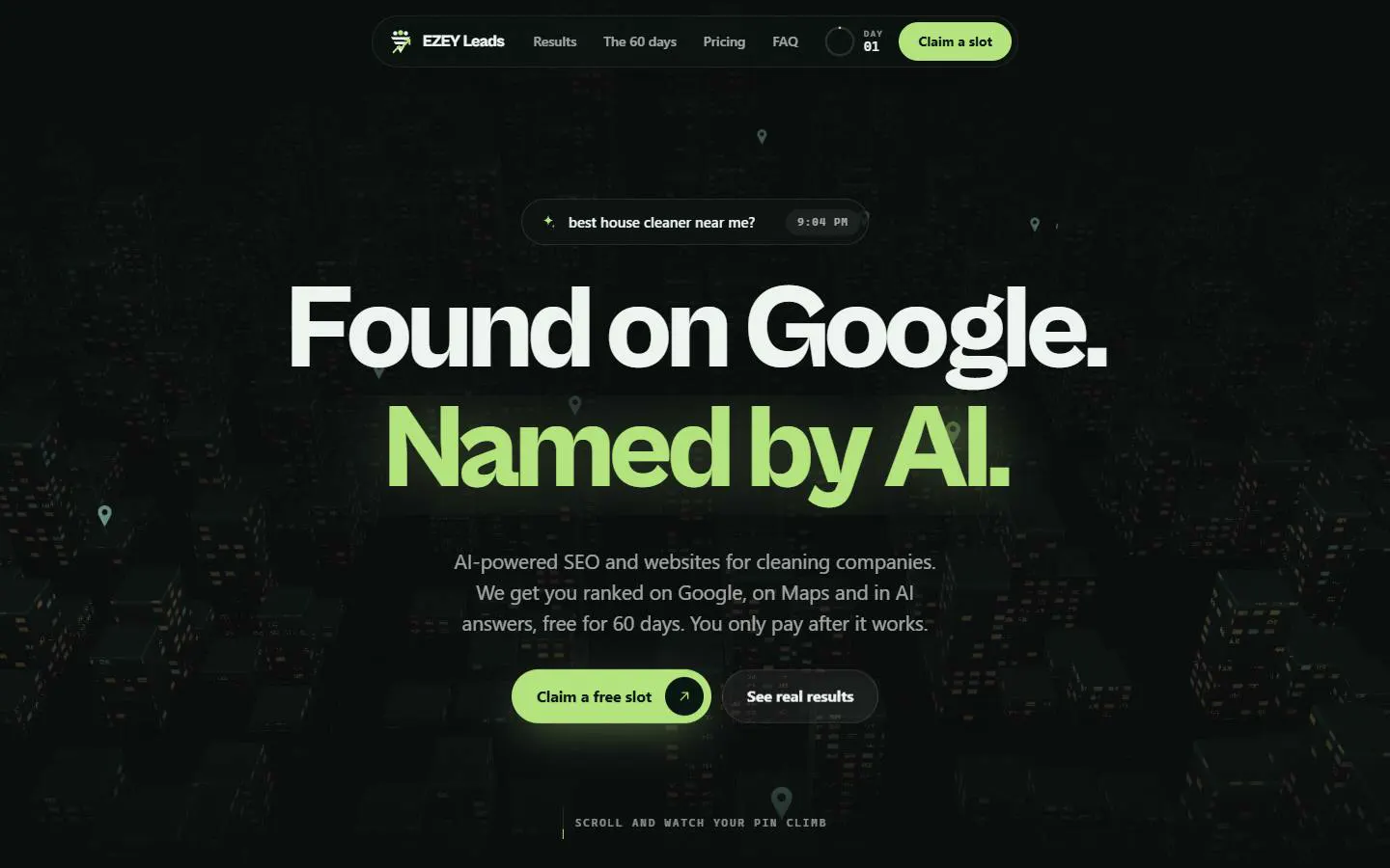 EZEY Leads website